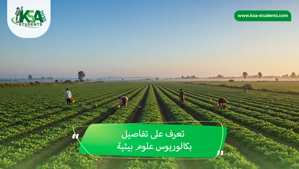 بكالوريوس علوم بيئية